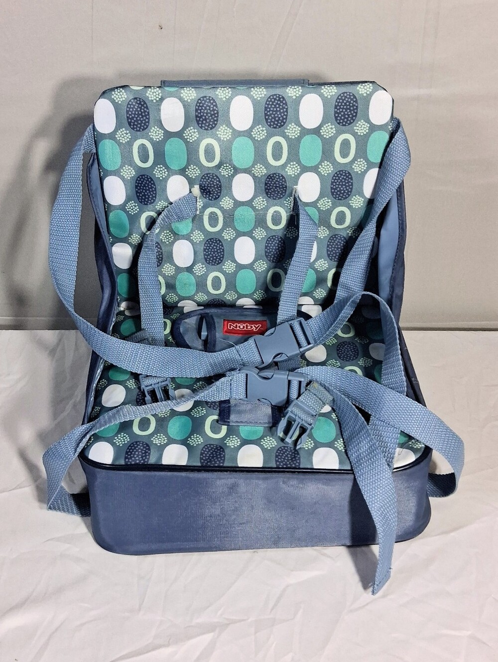 Nuby 9 Months+  Max. 35 Lbs. Safety Dining Seat w/ 3 Straps and Collapsible